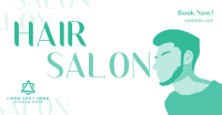 Minimalist Hair Salon Facebook Ad Design