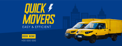 Quick Movers Facebook cover Image Preview