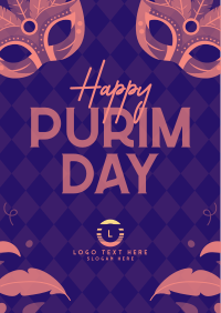 Purim Day Event Poster Image Preview