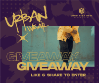 Urban Fit Giveaway Facebook Post Design