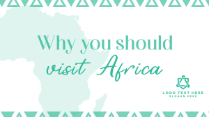 Why Visit Africa YouTube Video Image Preview
