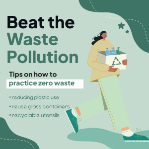 Beat Waste Pollution Instagram post Image Preview