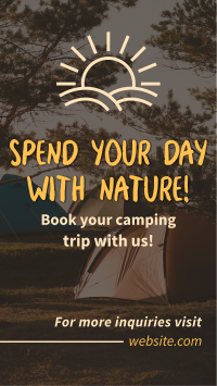 Camping Services Instagram Story Design