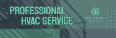 Professional HVAC Services Twitter header (cover) Image Preview