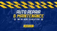 Car Repair Facebook Event Cover Design