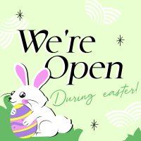 Open During Easter Instagram Post Design