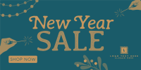 Rustic New Year Sale Twitter post Image Preview