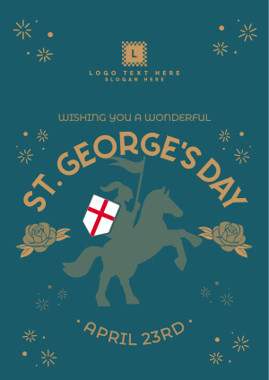 England St George Day Flyer Image Preview