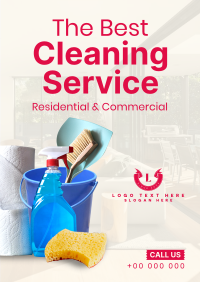 The Best Cleaning Service Flyer Design