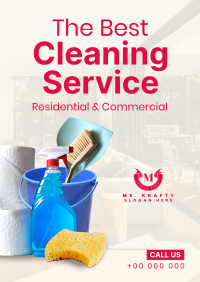 The Best Cleaning Service Flyer Image Preview