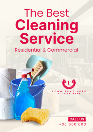 The Best Cleaning Service Flyer Image Preview