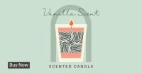 Illustrated Scented Candle Facebook Ad Design