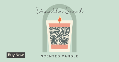 Illustrated Scented Candle Facebook ad Image Preview