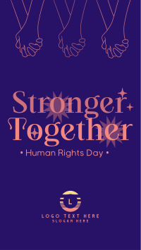 Stronger Together this Human Rights Day Instagram story Image Preview