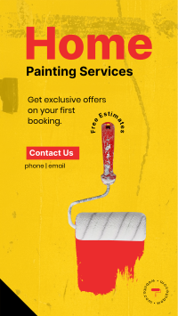 Home Paint Service Facebook Story Design