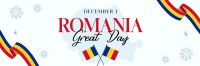 Romanian Great Day Twitter Header Design