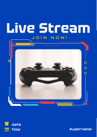 Join The Stream Now Flyer Design