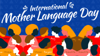 Abstract International Mother Language Day Animation Image Preview