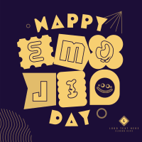 Playful Emoji Day Instagram Post Design