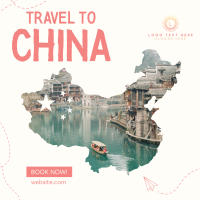 Explore China Instagram Post Design