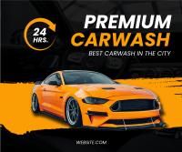 Premium Carwash Facebook Post Design