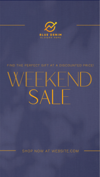 Minimalist Weekend Sale Instagram Reel Image Preview