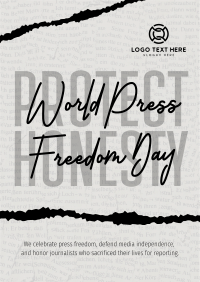 World Press Freedom Poster Design