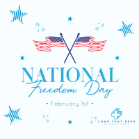 Freedom Day Festivities Instagram Post Design
