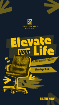 Elevate Life Podcast Instagram Story Design