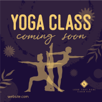 Yoga Class Coming Soon Linkedin Post Image Preview