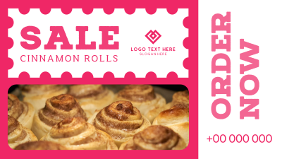 Cinnamon Rolls Sale Facebook event cover Image Preview