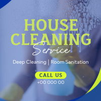 Professional House Cleaning Service Instagram Post Design