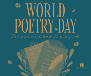 Poetry Creation Day Facebook post Image Preview