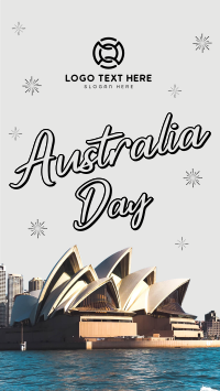 Happy Australia Day YouTube Short Design