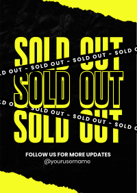 Grunge Sold Out Flyer Image Preview