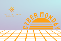 Vaporwave Cyber Monday Pinterest board cover Image Preview