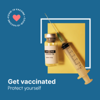 Vaccine Syringe Instagram post Image Preview