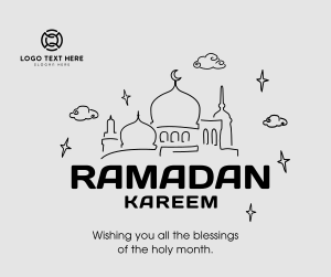 Ramadan Outlines Facebook post Image Preview