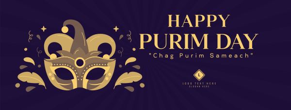 Purim Celebration Event Facebook Cover Design Image Preview