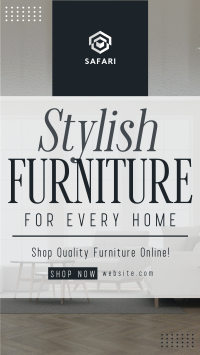 Stylish Quality Furniture Facebook story Image Preview