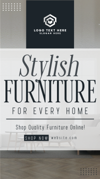 Stylish Quality Furniture Facebook Story Preview