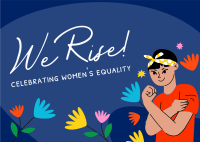 Celebrating Women's Equality  Postcard Preview