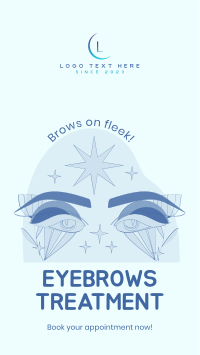 Eyebrows Treatment Instagram Story Design