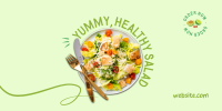Clean Healthy Salad Twitter post Image Preview