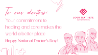 Medical Doctors Lineart Video Image Preview