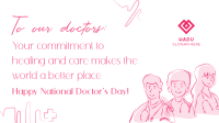 Medical Doctors Lineart Video Image Preview