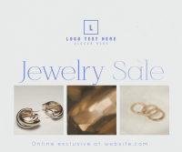 Luxurious Jewelry Sale Facebook Post Design