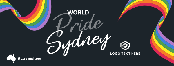 Sydney Pride Flag Facebook Cover Design Image Preview
