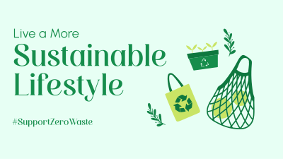 Sustainable Living Facebook event cover Image Preview