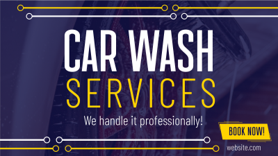 Car Wash Services Facebook event cover Image Preview